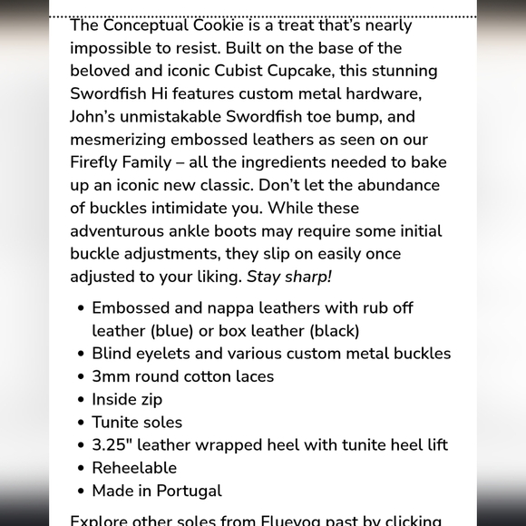 John Fluevog Conceptual Cookie - Picture 5 of 5